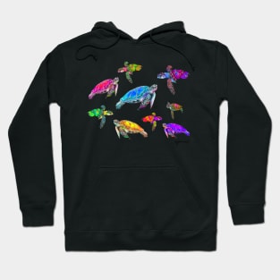 Sea Turtles Dig The Dark! Hoodie